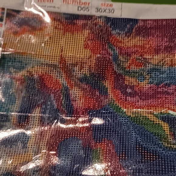 Colorful Abstract Art Canvas 30x30 - Picture 6 of 6